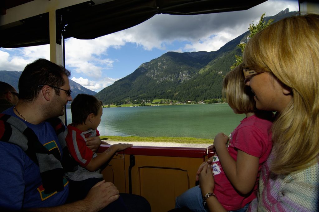 Familien Ausflug mit der Achenseebahn