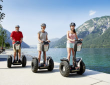 Auch Segway Touren sind am Achensee mit der ganzen Familie möglich.
©Achensee Tourismus