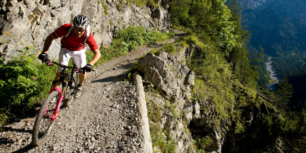 Mountainbiken am Achensee Abfahrt