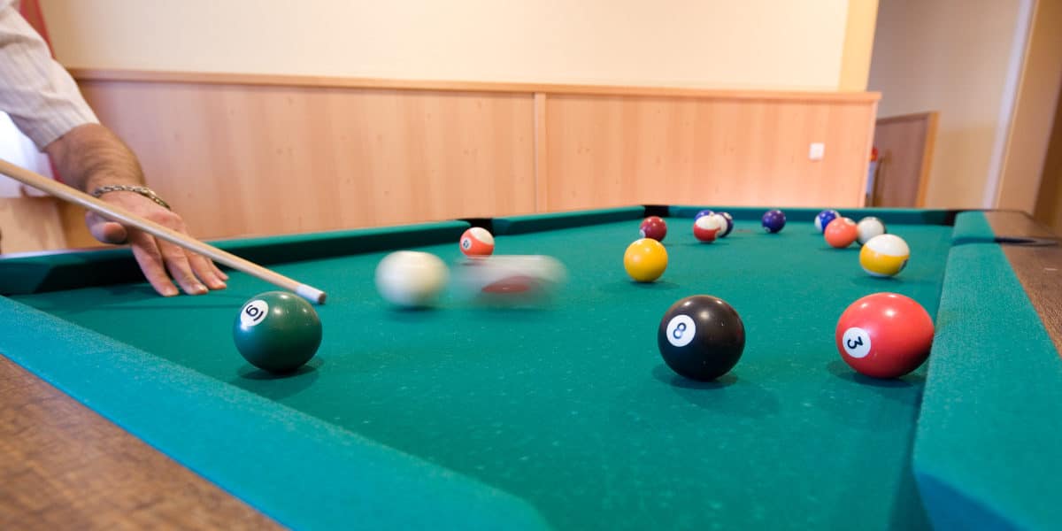 Urlaub Billard