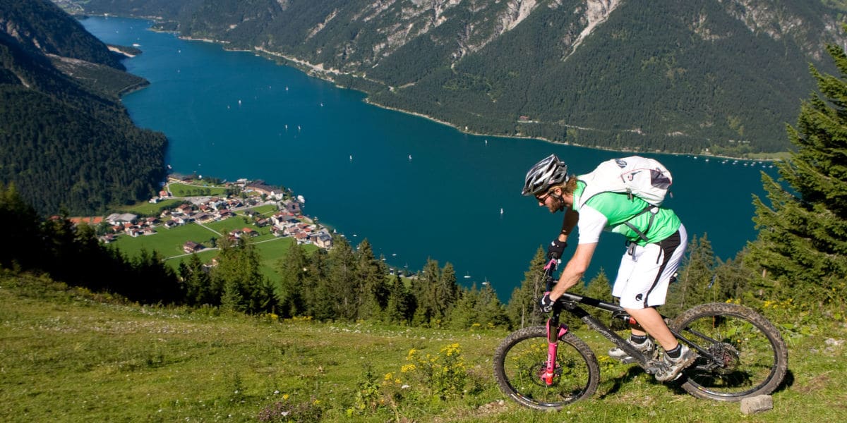 Mountainbiken am Achensee