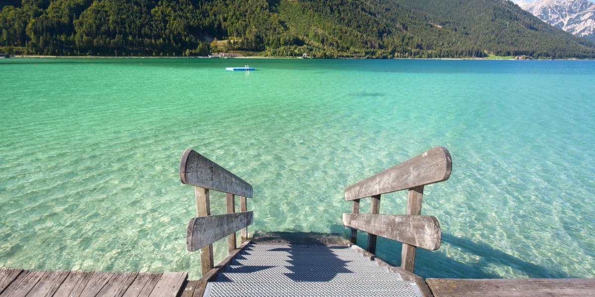 Achensee mit Karibik-Feeling